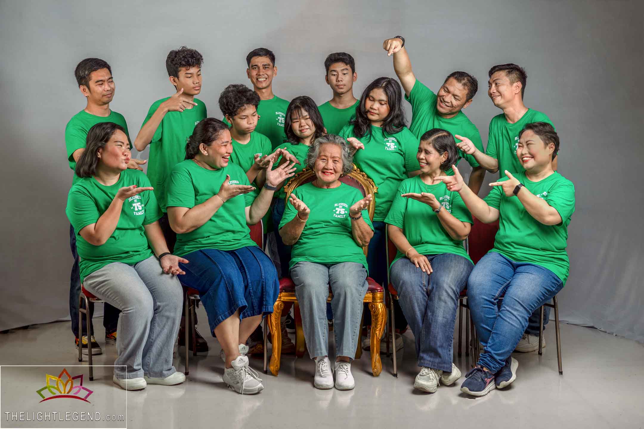 LIMESIAS ZEBUA Instudio Large Family Portrait